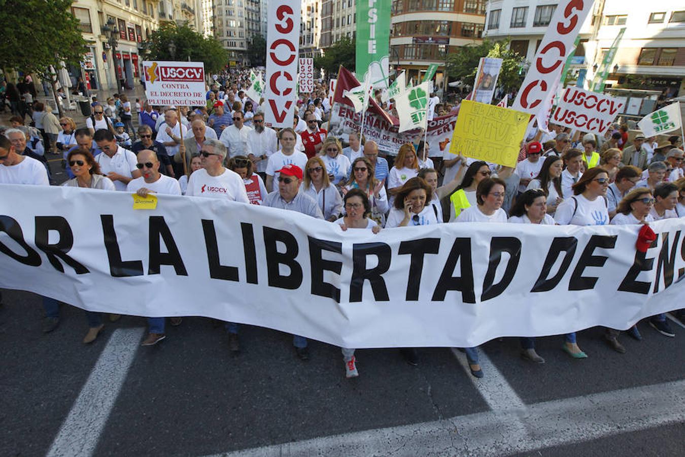 Fotos manifestación libertad educativa (II)
