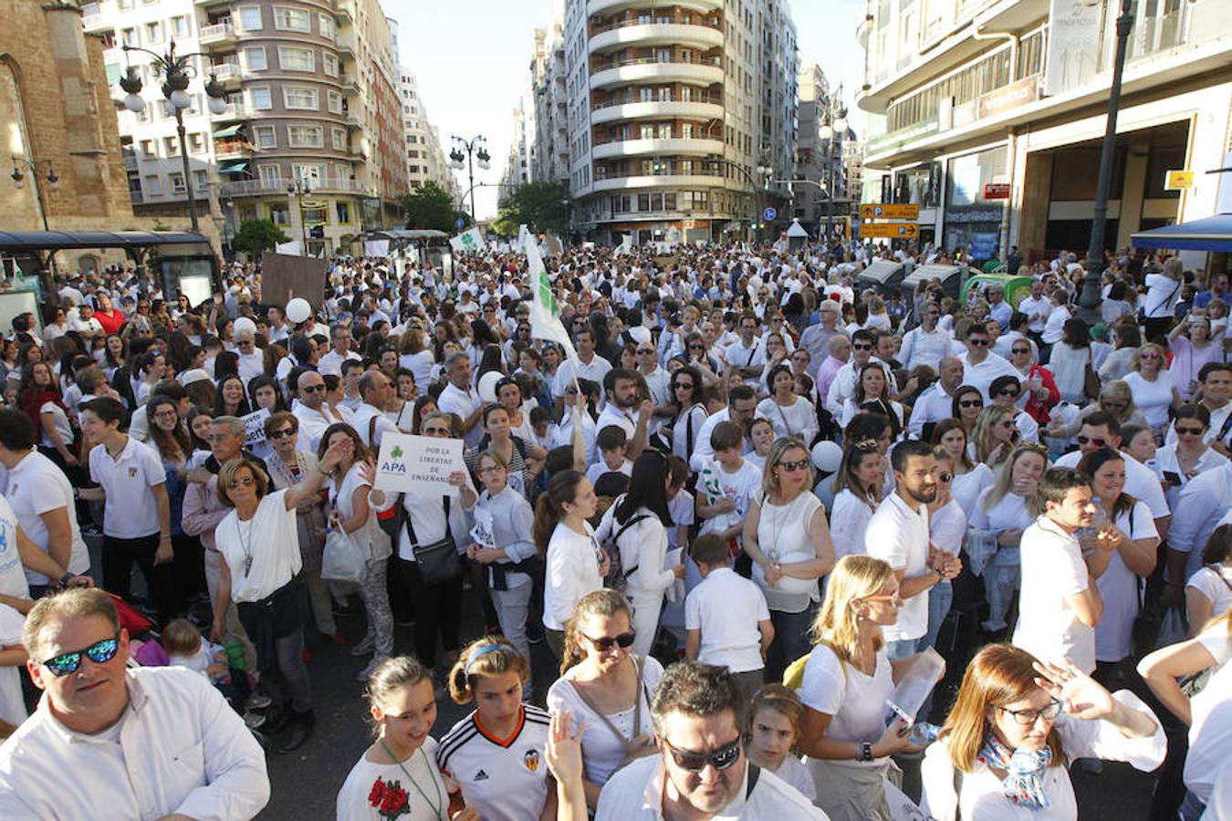 Fotos manifestación libertad educativa (II)