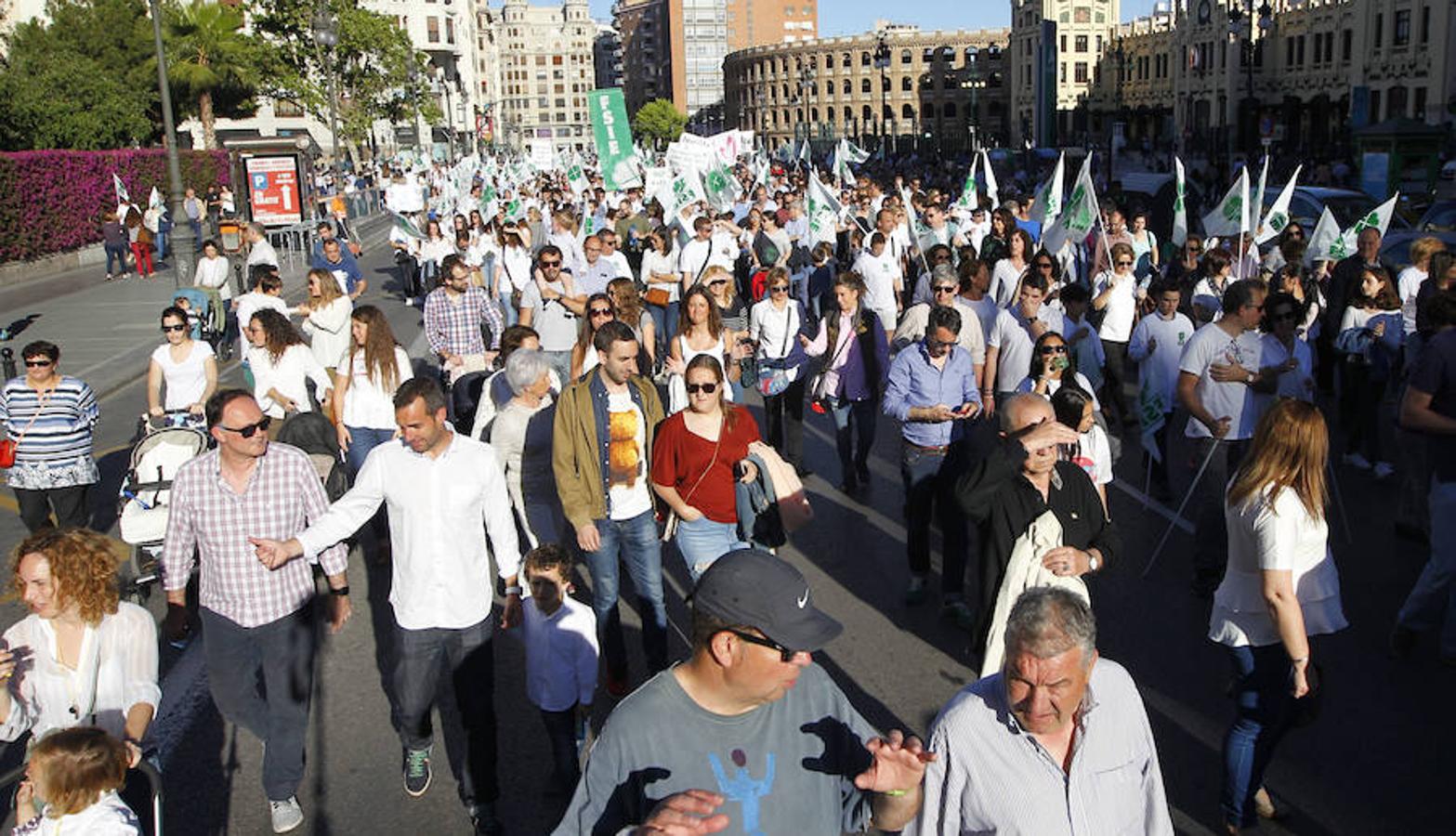 Fotos manifestación libertad educativa (II)