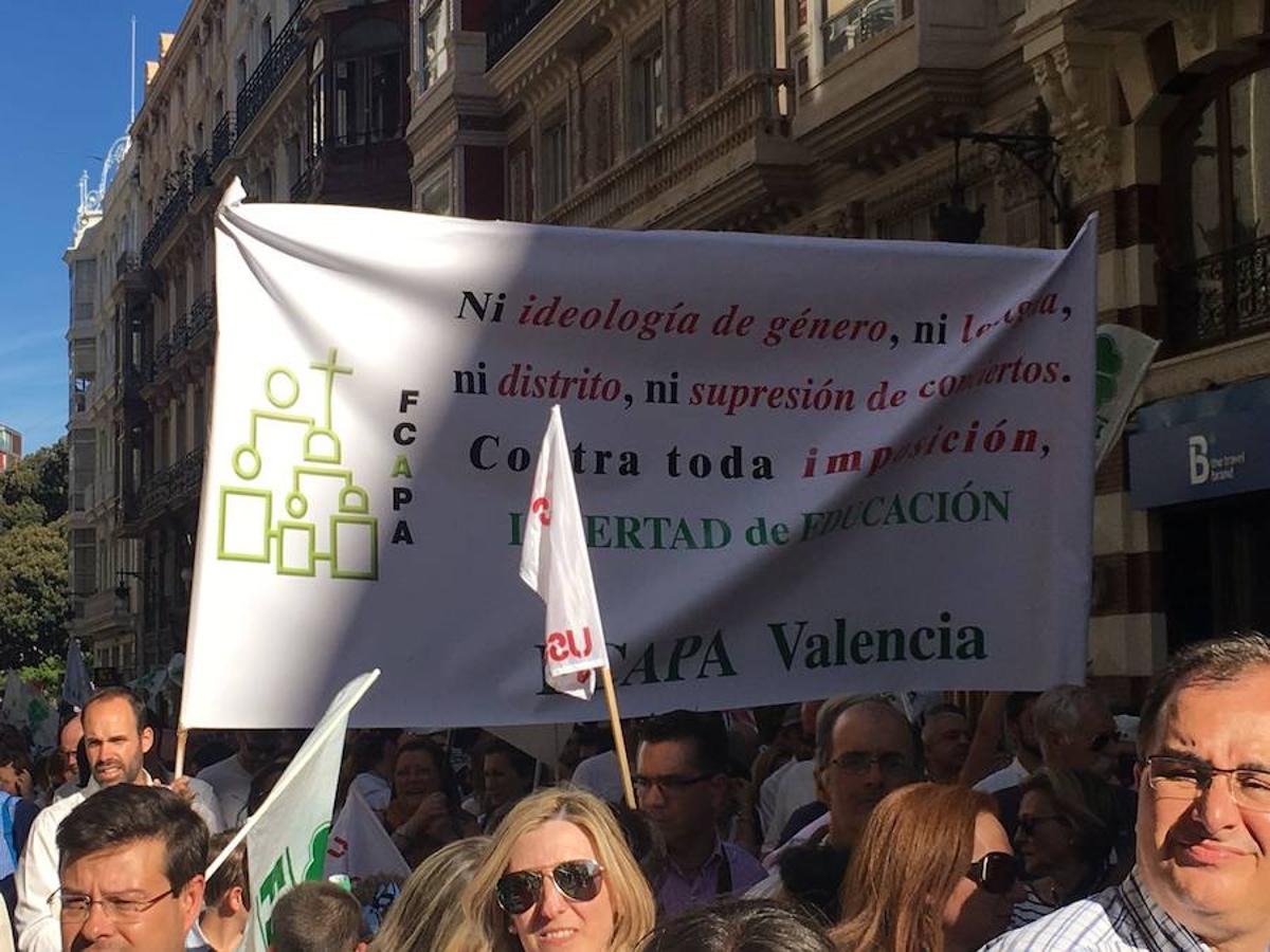 Fotos manifestación por la libertad educativa (I)