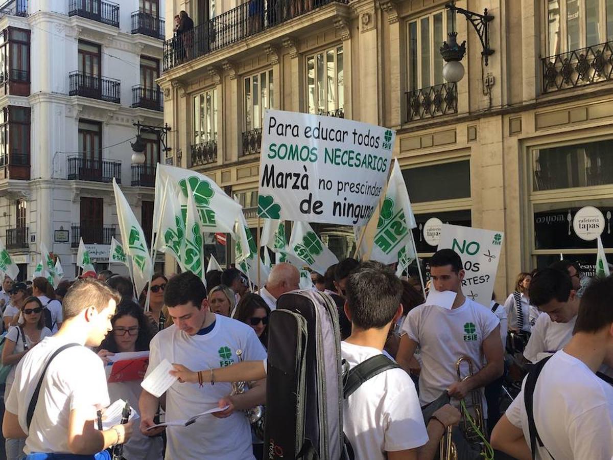 Fotos manifestación por la libertad educativa (I)