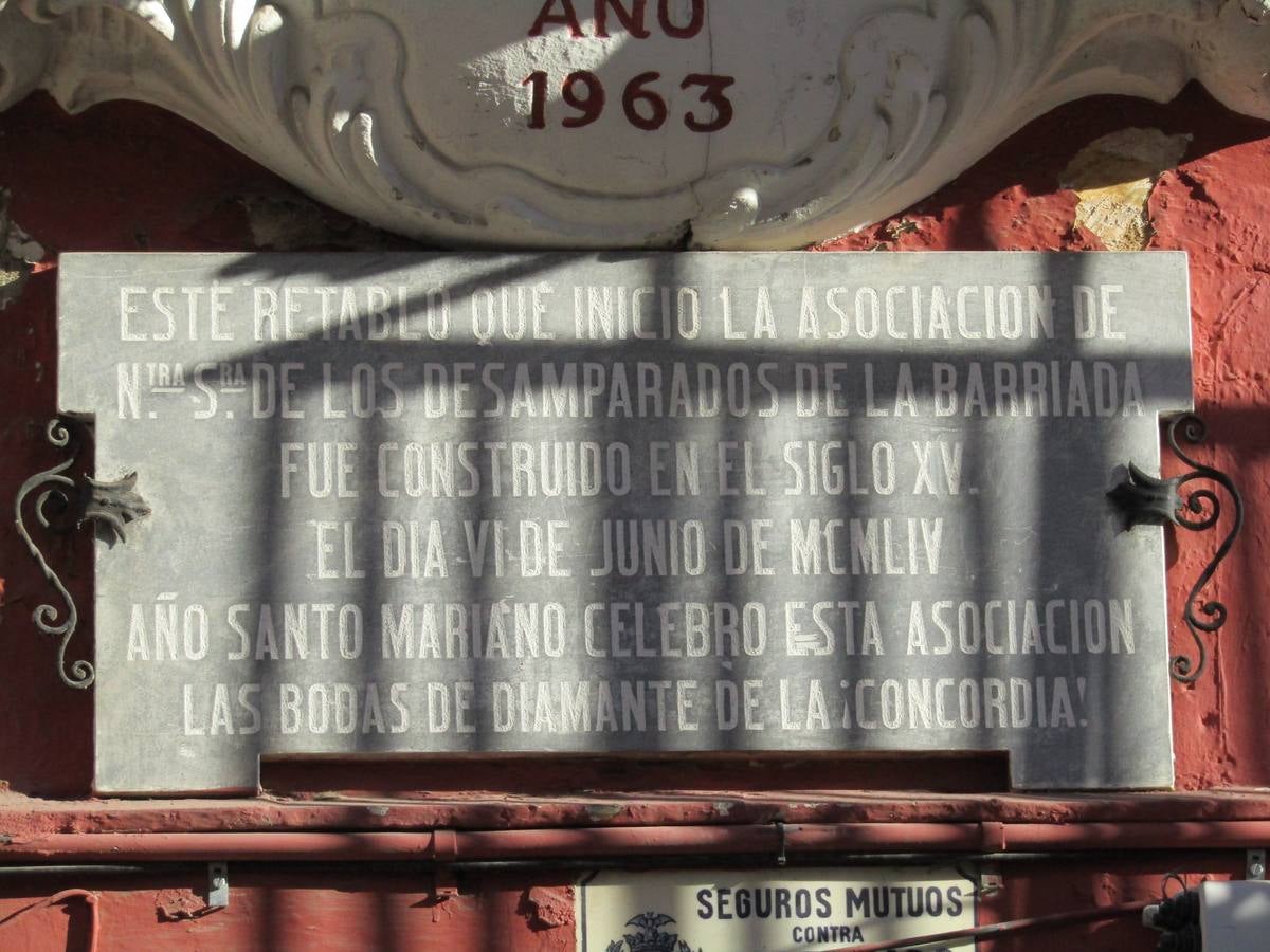 Virgen de los Desamparados en la calle Quart