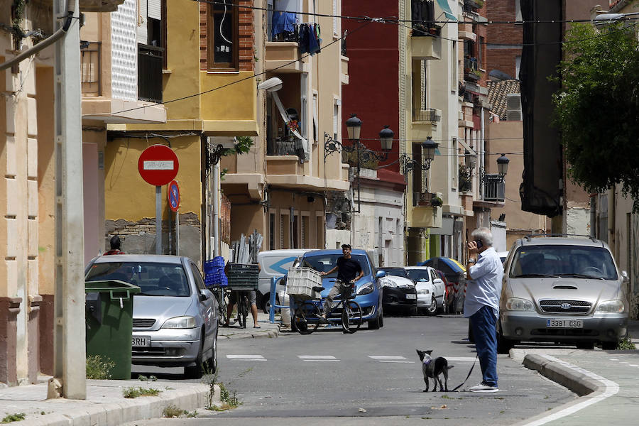 Fotos de chatarrerías ilegales en el Cabanyal de Valencia