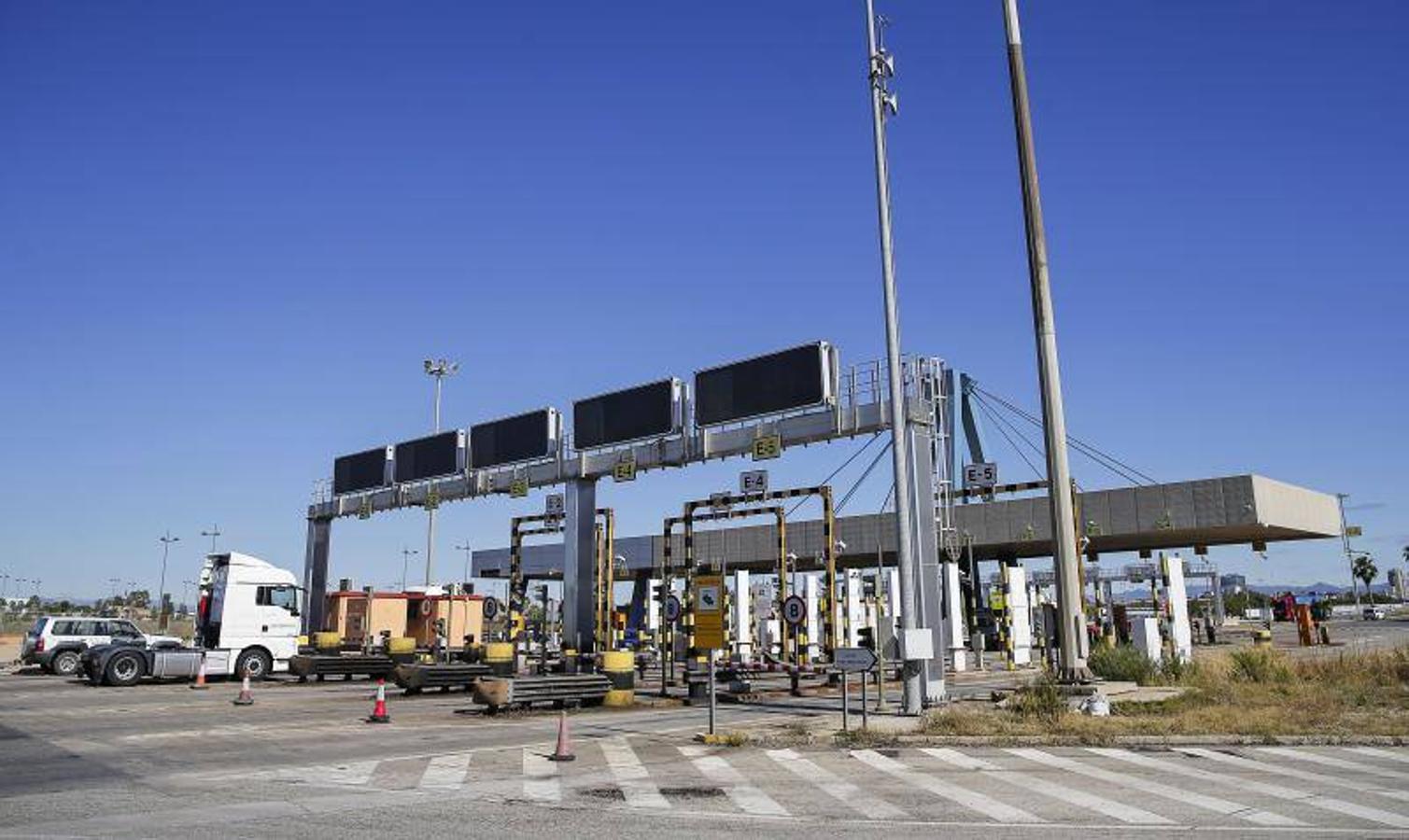 Fotos de la huelga de estibadores en el Puerto de Valencia