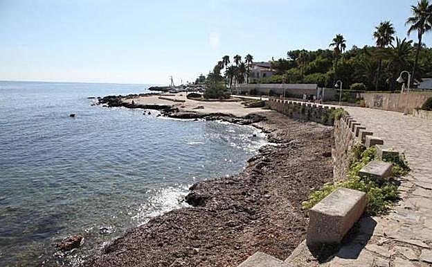 Playa de Las Rotas, en Dénia.
