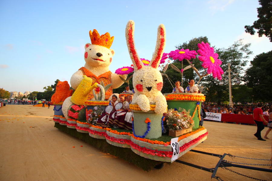 Batalla de Flors de la Gran Fira de Juliol de Valencia. 