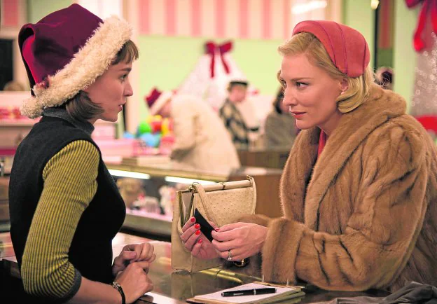 Rooney Mara y Cate Blanchet, durante su interpretación en 'Carol'. 