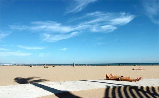 Playa de la Malvarrosa.