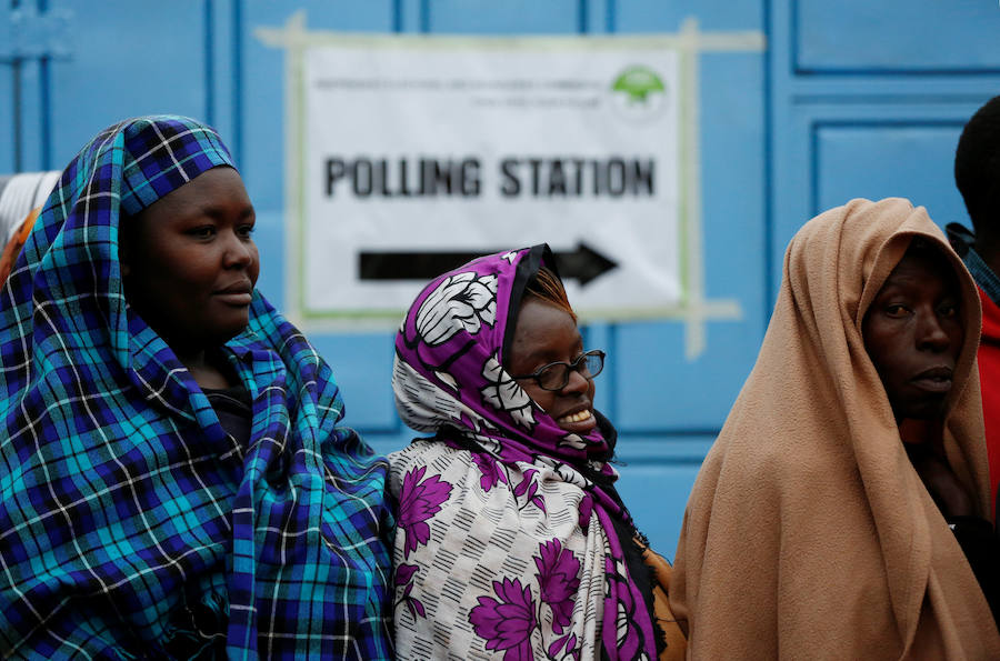 Fotos de las elecciones presidenciales en Kenia
