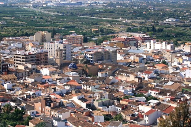 Vista panorámica de Pedreguer. 