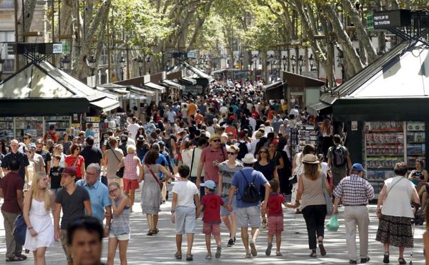 Las Ramblas, el punto más frecuentado de Barcelona