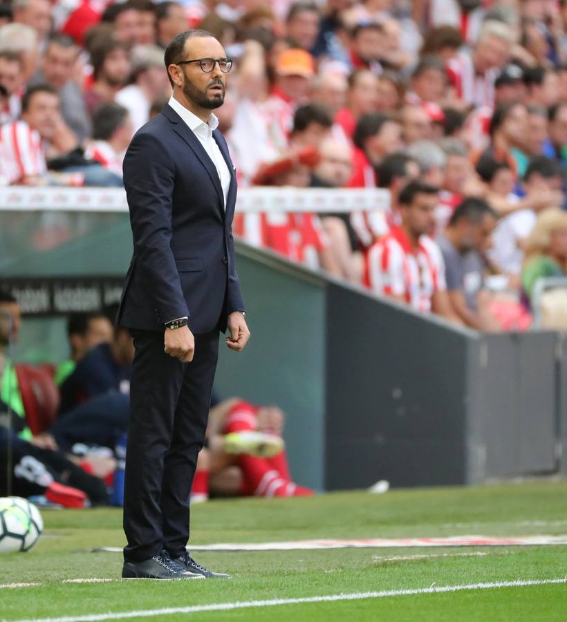 Las mejores imáganes del partido de la primera joranda de Liga entre el Athletic y el Getafe, en San Mamés.