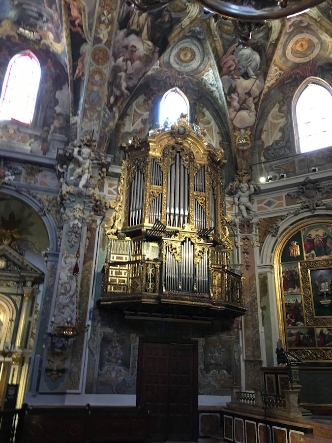 Fotos de los frescos de la Iglesia de San Nicolás de Bari y San Pedro Mártir de Valencia