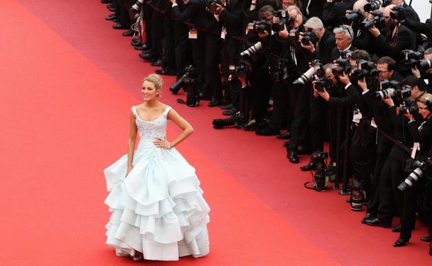 Blake Lively, en la alfombra roja.