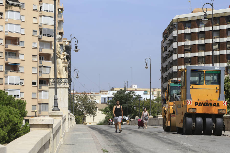 Fotos de las obras del puente de San José