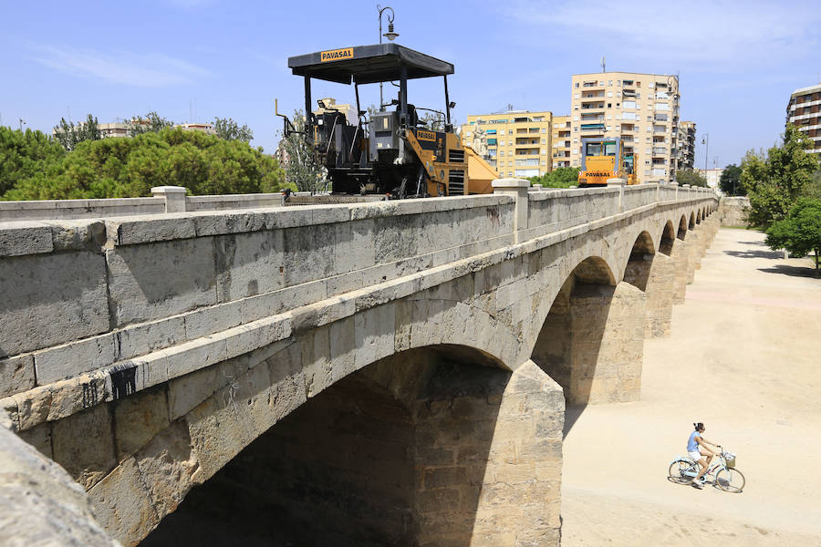 Fotos de las obras del puente de San José