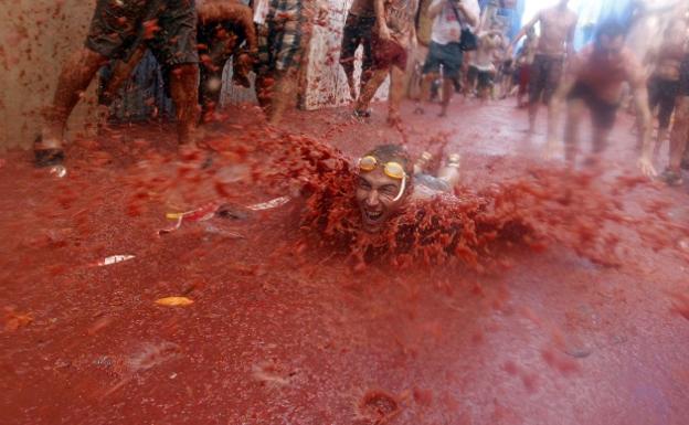 Tomatina 2016, en una imagen de archivo.