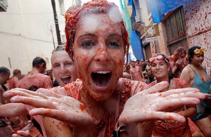 Fotos de La Tomatina de Buñol 2017