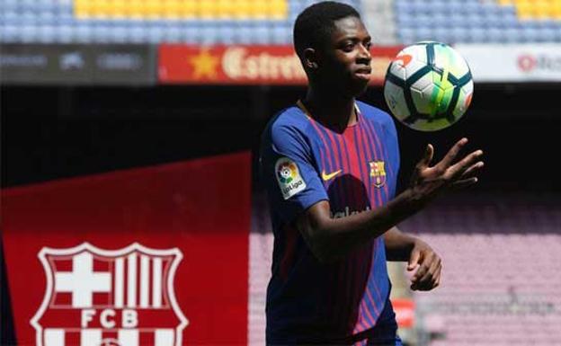 Dembelé, único fichaje importante del Barcelona.