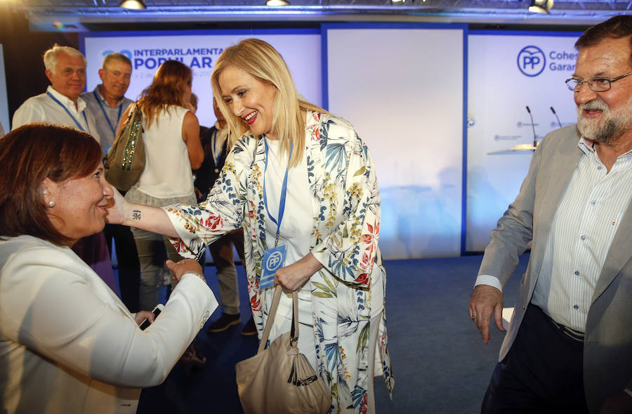 Fotos de Mariano Rajoy en la clausura la reunión interparlamentaria del PP en Alboraya