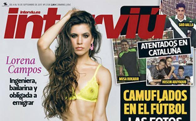 Lorena Campos, portada de 'Interviú'