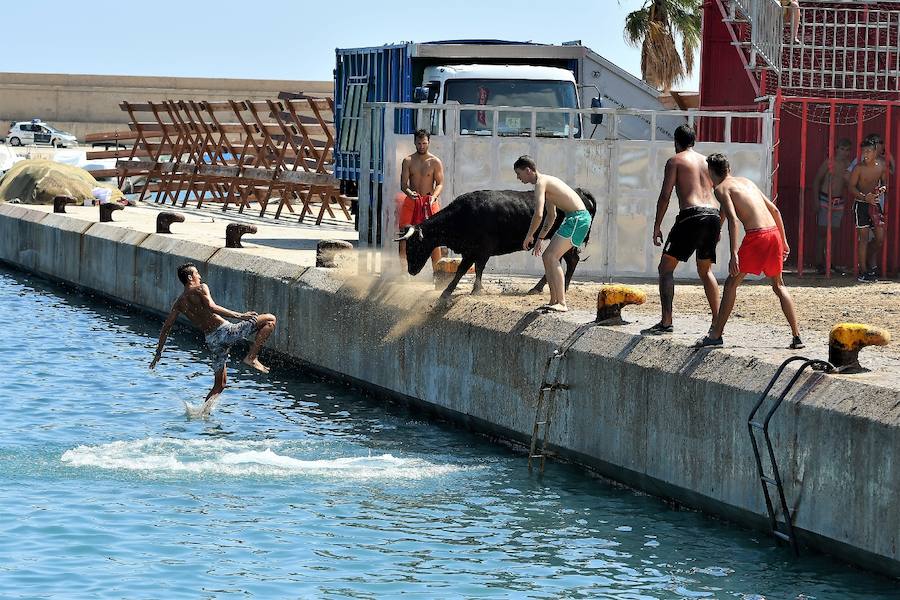 Fotos del último día de bous a la mar de Xàbia