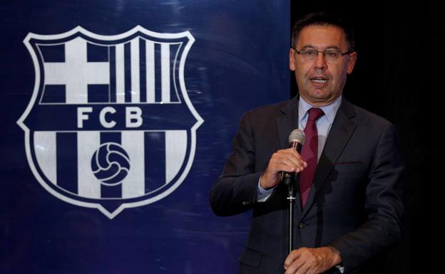 El presidente del Barcelona, Josep Maria Bartomeu. 