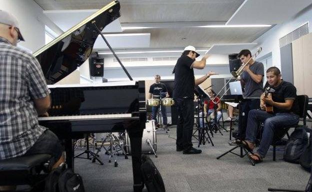 Alumnos de la escuela Berklee de Valencia. 