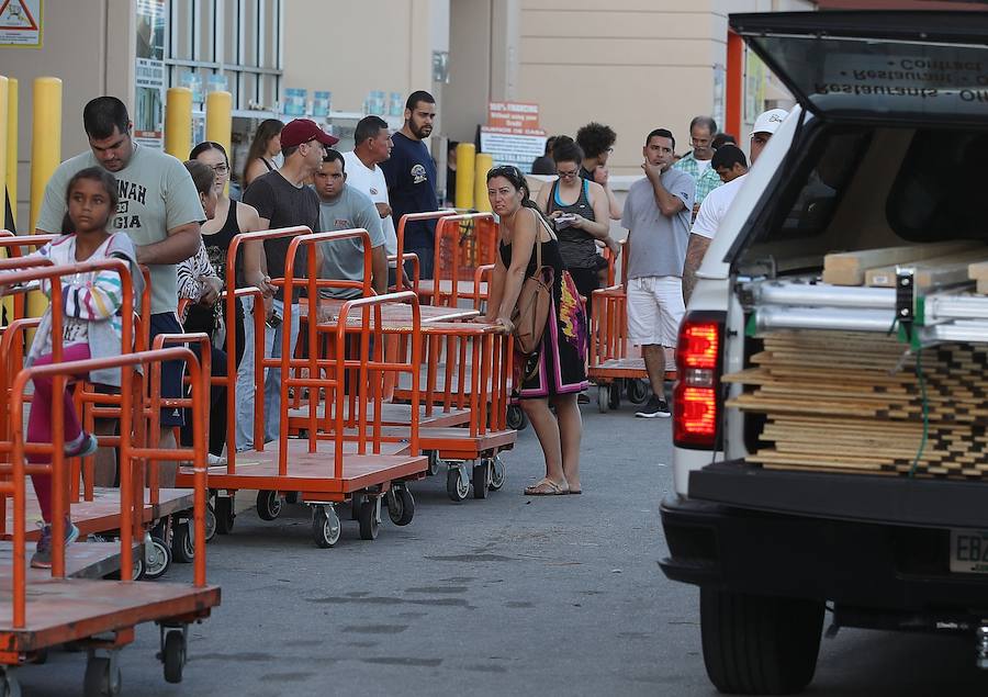 Florida se prepara para la llegada del huracán Irma.