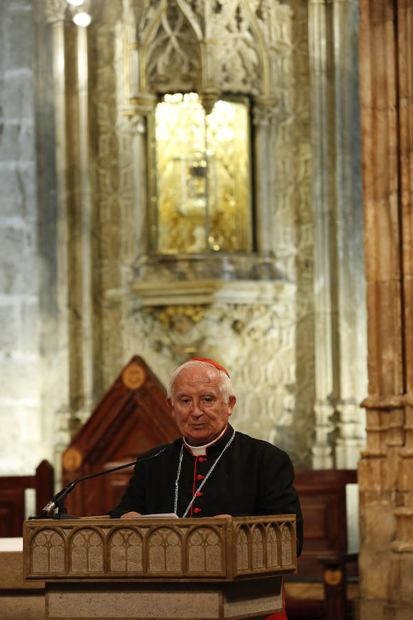 Fotos de la nueva iluminación de la Capilla del Santo Cáliz