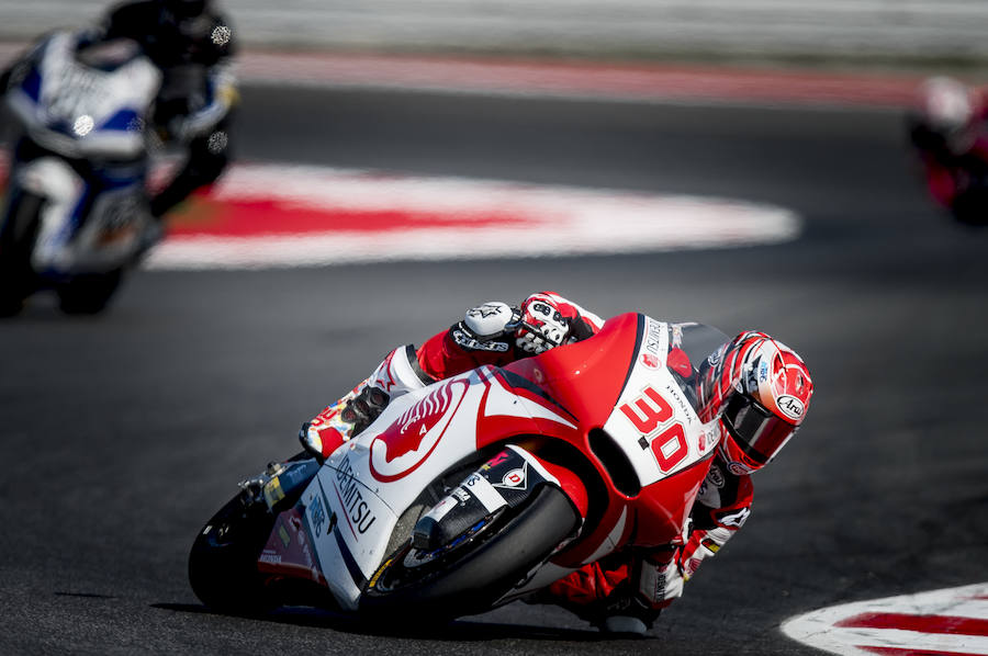 El japonés Takaaki Nakagami (Kalex) marcó el tercer mejor tiempo en Moto2. 