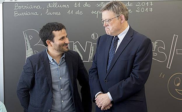 Ximo Puig confía en poder acabar «para siempre» con los barracones en la Comunitat