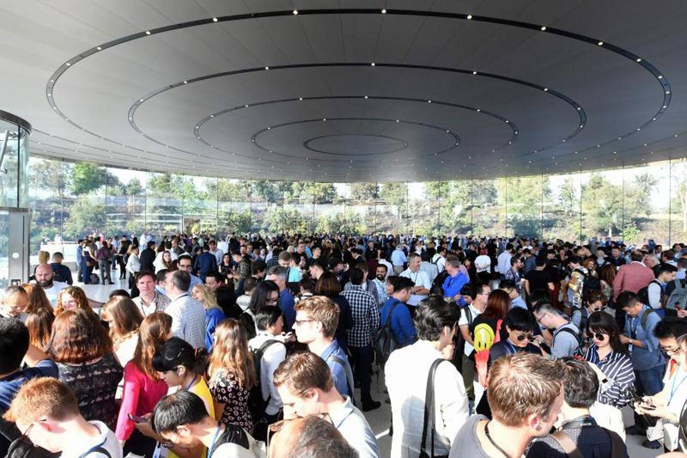 La presentación de Apple ha tenido lugar en la nueva sede de Cupertino.