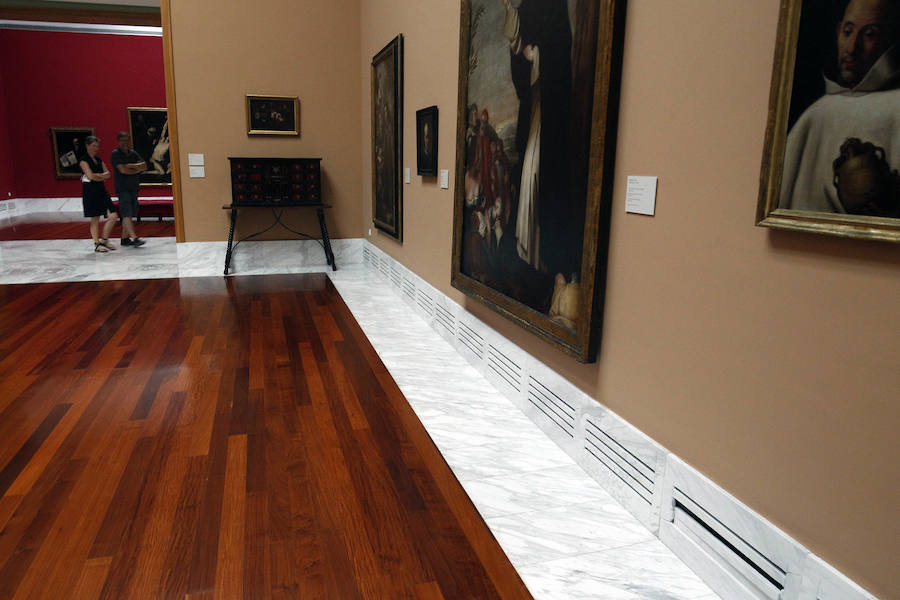 Fotos de los cambios en la primera planta del museo San Pio V