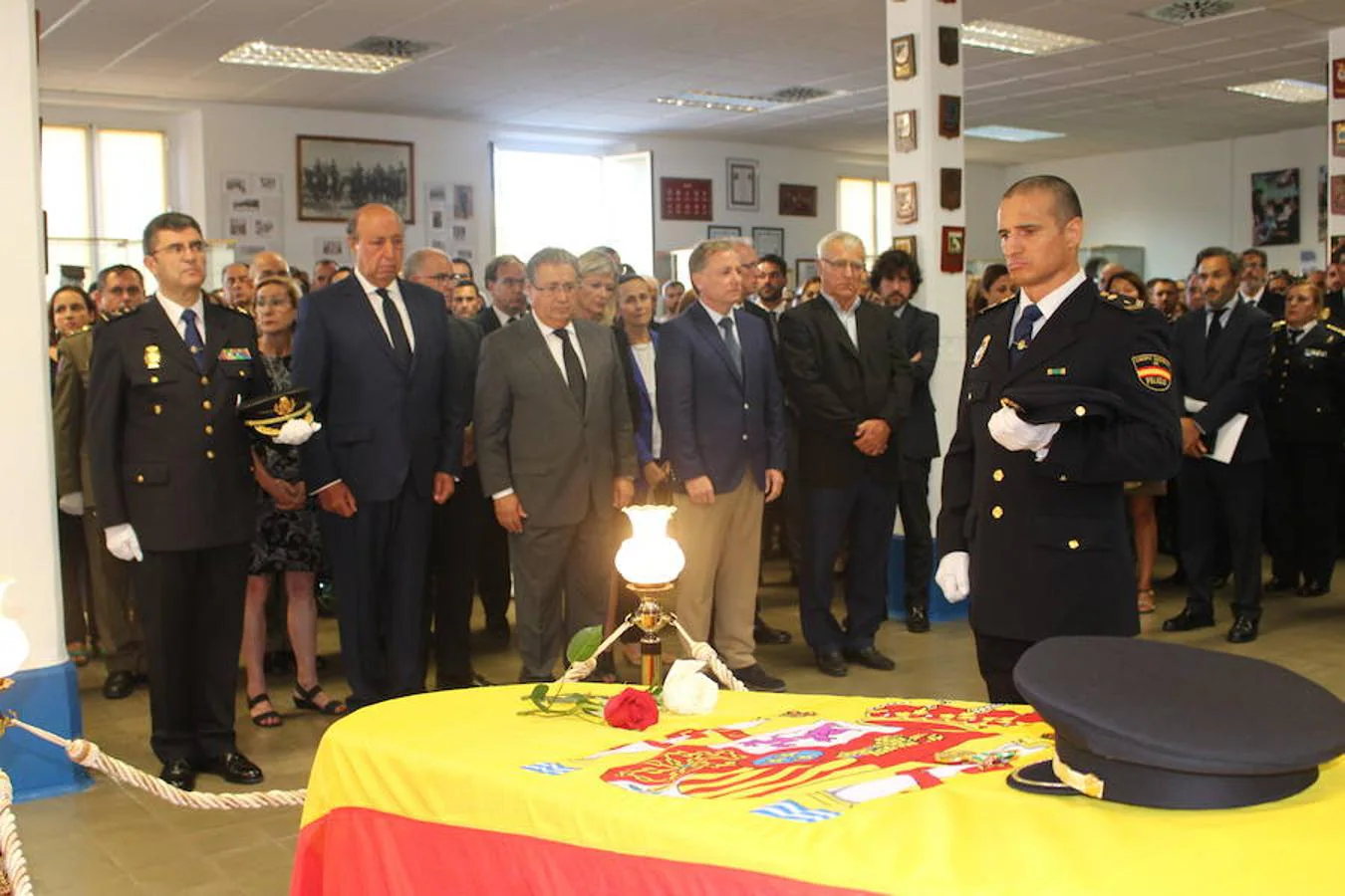 Fotos del funeral de Blas Gámez, el policía asesinado en Valencia