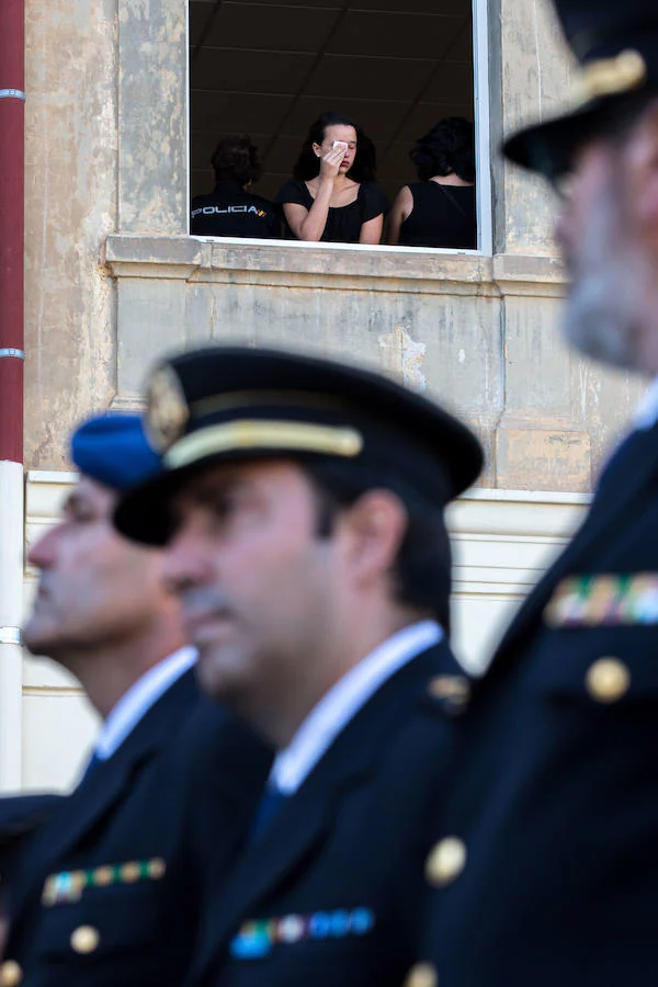 Fotos del funeral de Blas Gámez, el policía asesinado en Valencia