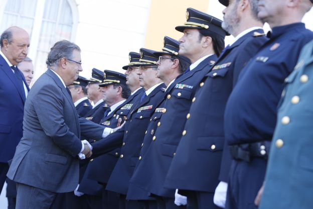 Fotos del funeral de Blas Gámez, el policía asesinado en Valencia