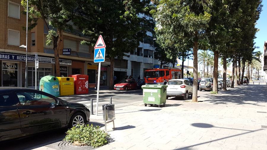 Fotos del incendio de un garaje en Catarroja