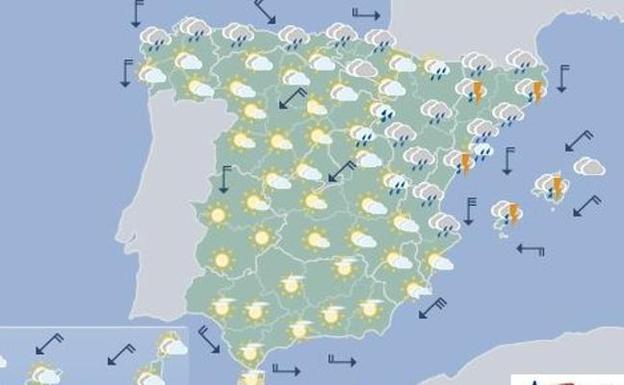 El tiempo en Valencia, Alicante y Castellón | Olas de 3 metros, tormentas y caída brusca de temperaturas