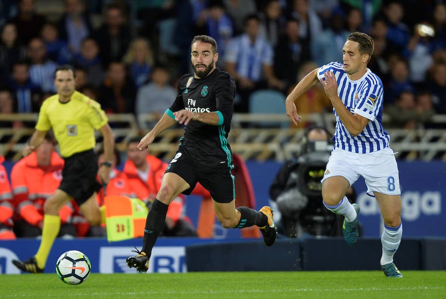 El Real Madrid saltó al césped de Anoeta con Borja Mayoral de titular para intentar romper la racha del conjunto vasco.