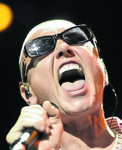 O'Connor, en concierto. 