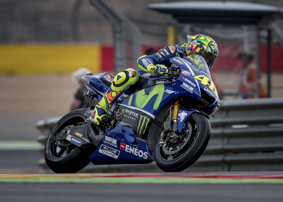 El piloto italiano de MotoGP Valentino Rossi.