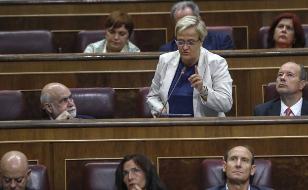 Ángeles Álvarez interviene en el Congreso.