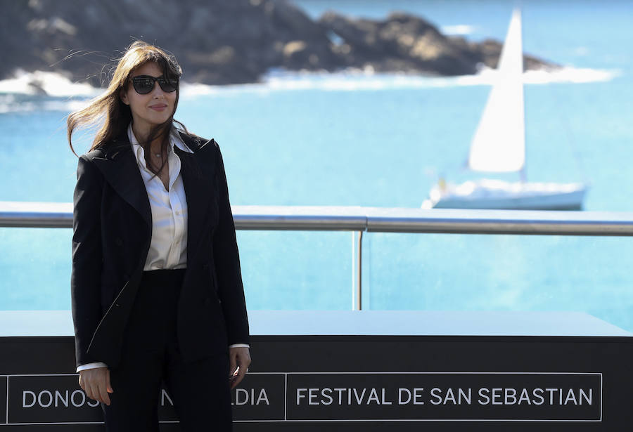 Fotos de Monica Bellucci en San Sebastián