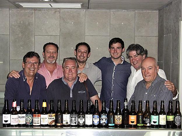 El jurado de los Lúpulo de Oro. 