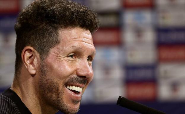 Diego Simeone, entrenador del Atlético. 