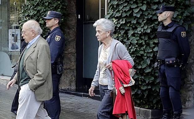 Jordi Pujol y Marta Ferrusola.