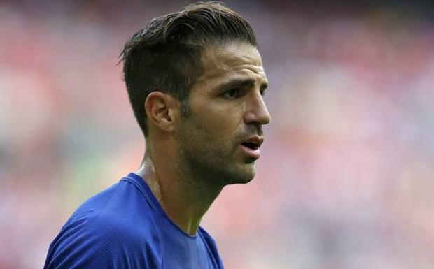 Cesc, durante un partido con el Chelsea. 