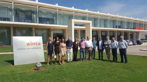 Visita del área de empresa e innovacion del Ayuntamiento de Rivas Vaciamadrid a Paterna. 