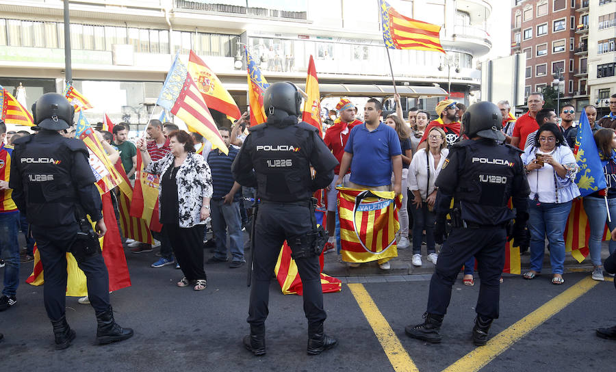 Fotos de las agresiones durante la manifestación del 9 d&#039;Octubre